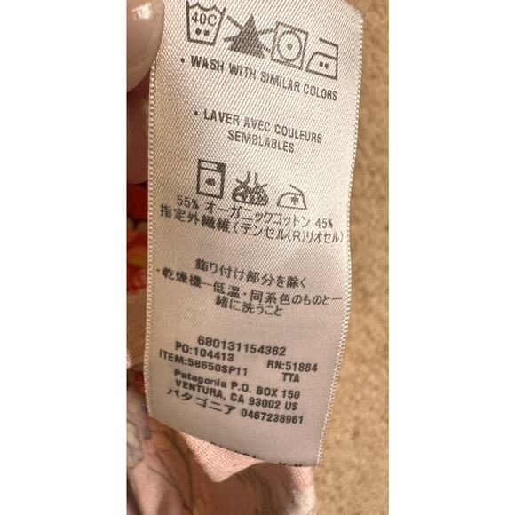 Patagonia Red Floral Circle Skirt Pull On Sz L Outdoor Hiking Camping Gorpcore - Picture 8 of 16